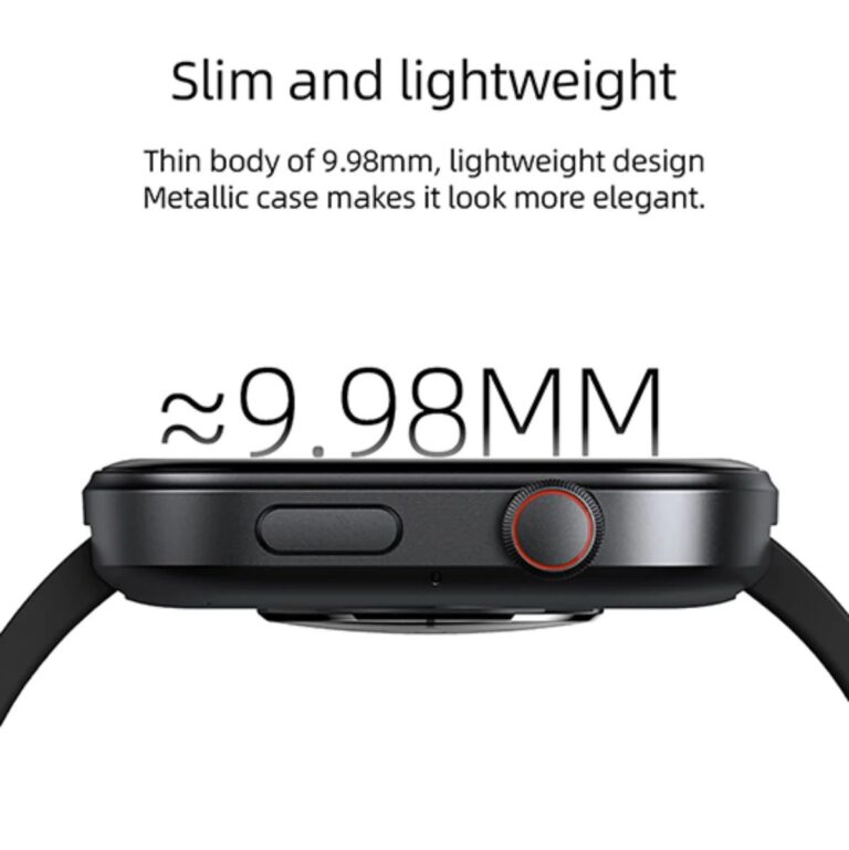Smartwatch ultraleggero Stress PPG Pressione sanguigna, Riconoscimento intelligente degli esercizi, Tracker fitness uomo donna (Peso: 38G) - Immagine 4