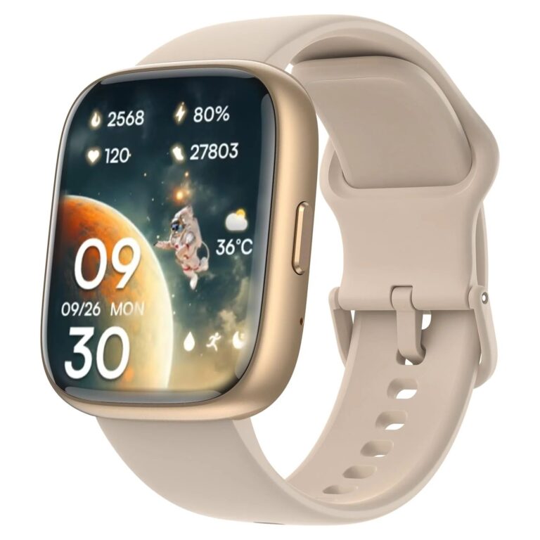 VWAR i6 Smart Watch Alexa integrato, Chiamata Bluetooth, IP68 impermeabile 100+ Modalità sportiva, Frequenza cardiaca SpO2 - Immagine 10