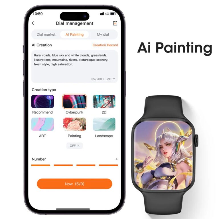 USMARTWATCH S9 Pro WATCH X 45mm Smartwatch 2GB ROM ChatGPT AMOLED AOD Caricabatterie wireless - Immagine 11