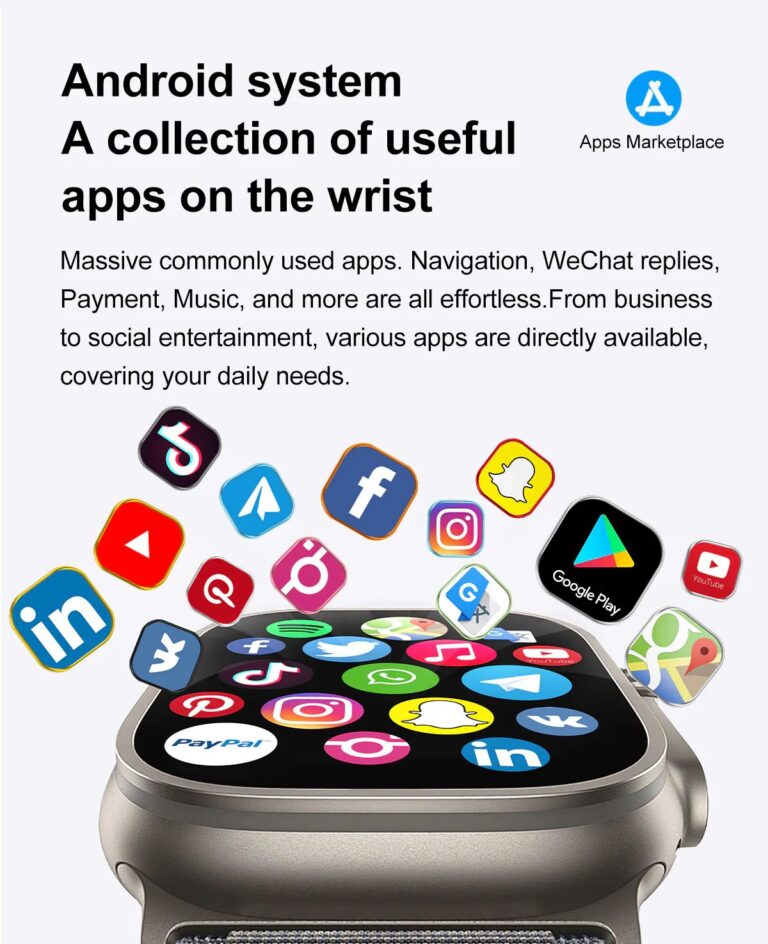 USMARTWATCH DT Ultra 2 【2024 New】Top 1# Android Smartwatch Dual System, 2GB RAM 16GB ROM AMOLED Screen, GPS, WIFI - Image 2