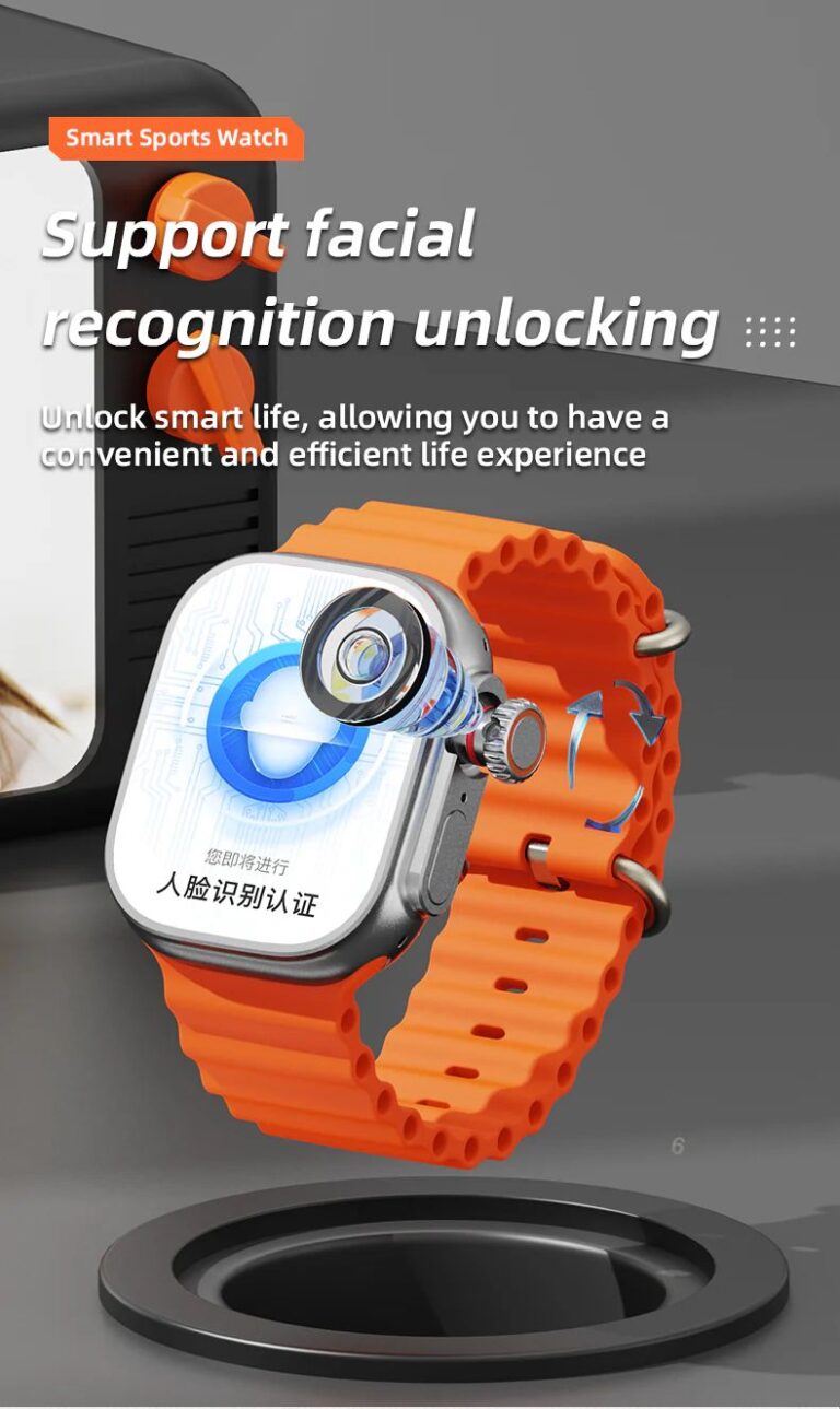 Orologio intelligente Android S9 ULTRA 4G- Schermo AMOLED, Fotocamera retrattile, 4G+64G/2G RAM 32GROM - Immagine 2