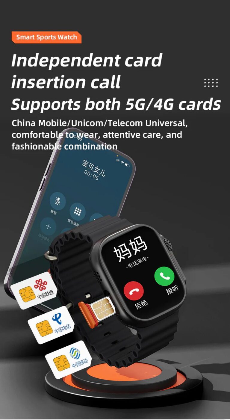 Orologio intelligente Android S9 ULTRA 4G- Schermo AMOLED, Fotocamera retrattile, 4G+64G/2G RAM 32GROM - Immagine 3